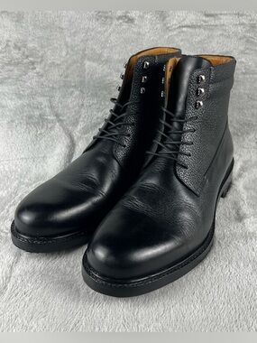 Beckett Simonon Oscar Boots Mens US Size 11 Black Full Grain Leather Handcrafted